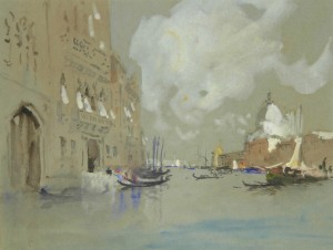View of Venice along a canal